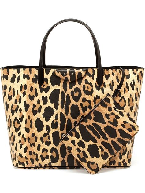 givenchy leopard print shopper tote|Givenchy gift bag raffia.